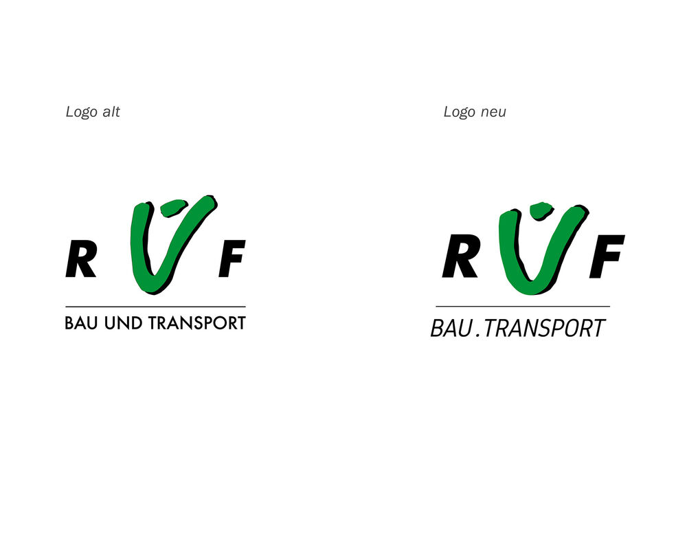 Ruef Bau.Transport – ReDesign Logo